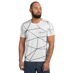 LEKSI "Eponymous" Men's All-Over-Print Athletic Shirt