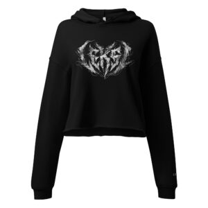 Women's LEKSI Metal Crop-Hoodie